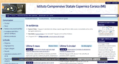 Desktop Screenshot of icscopernico.it