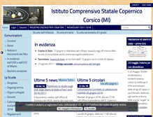 Tablet Screenshot of icscopernico.it